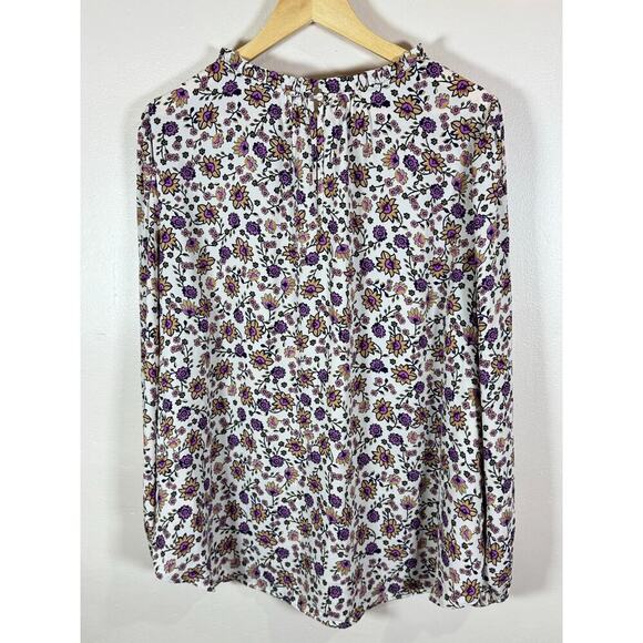 Women’s Plus Size 2X Blouses Floral Boho Ruffle Long Sleeve *Bundle of 2* - Picture 8 of 14